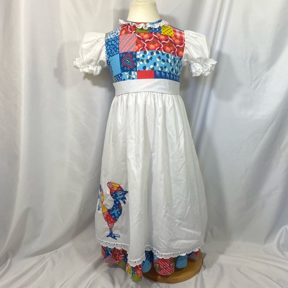 Nannette Other - Vintage Nannette 70’s Patchwork Print Maxi Dress 4T Chicken Hippie Boho